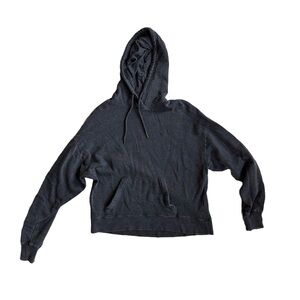 Hollister Charcoal Hoodie Sweatshirt Size Medium EUC